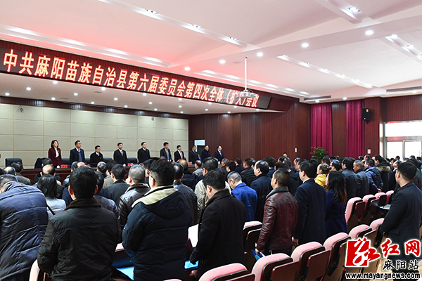 麻阳县委六届四次全体(扩大)会议召开